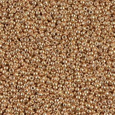 11/0 Seed Bead Galv Yellow Gold -100 Gm/bg (1053)