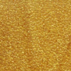 11/0 Seedbead Japanese 250gm Transp Pale Topaz (132)