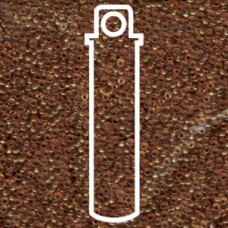 11/0 Seed Bead-aprx 24gms Transp Dark Topaz (134D)