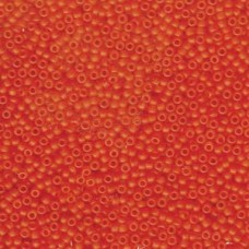 11/0 Seedbead Miyuki 250 Gram Matte Trans Orange (138F)