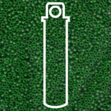 11/0 Round Matte Transp Green -apprx 8.5gm (146F)