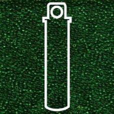 11/0 Round Transp Dark Green -apprx 8.5gm (147)