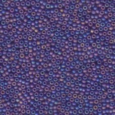 11/0 Seedbead Japanese 250gm Matte Transp Cobalt Ab (151FR)
