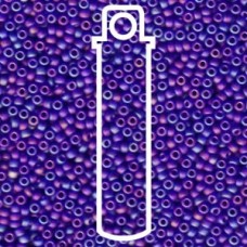 11/0 Seedbead Japanese Matte Transp Cobalt Ab-8.5gm/tb