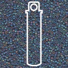 11/0 Seedbead Miyuki Matte Tr Gray Ab-8.5gm/tb