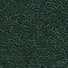 11/0 Seedbead Japanese 250gm Semi-matte Emerald (156SF)