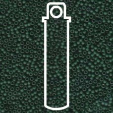 11/0 Seed Bead-aprx 24gms Semi-matte Emerald (156SF)