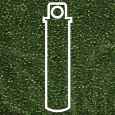 11/0 Seed Bead-aprx 24gms Transparent Olive Green (158)