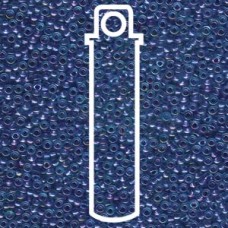 11/0 Seed Bead-aprx 24gms Spkl Purple Lnd Aqua Lstr (1827)