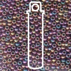 11/0 Round Metallic Purple Gold Iris -apprx 8.5gm (188)