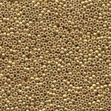 11/0 Miyuki Matte 24k Gold Plated (db 331) 50gm (191F)