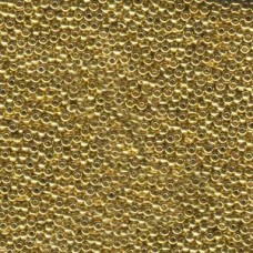Seed Beads 11/0 Japanese Lt 24kt Goldplated- 100gm (193)