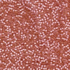 Seed Beads 11/0 Japanese 250g Semi-matte Salmon/lined Lt.ambr (1935)