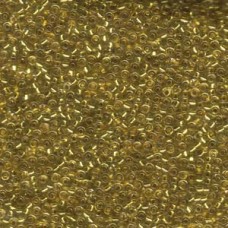Seed Beads 11/0 Japanese 100g 24kt Gold Lined Crystal (195)