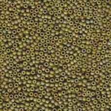 11/0 Japanese Seedbeads 250gm Fancy Frosted Light Olive Iris (2033)