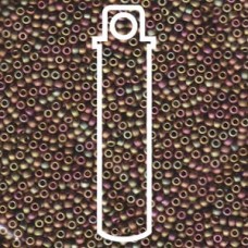 11/0 Round Matte Met Khaki Iri -apprx 8.5gm (2035)