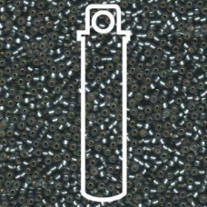 11/0 Seed Bead-aprx 24gms Matte S/l Grey (21F)