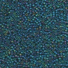 11/0 Seedbead Miyuki 250 Gram Matte Tr Teal Ab (2405FR)