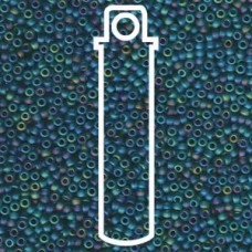 11/0 Seedbead Miyuki Matte Tr Teal Ab-8.5gm/tb