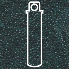 11/0 Seed Bead-aprx 24gms Tr Dk Teal (2406)