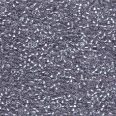 11/0 Seedbead Miyuki 250 Gram Spkl Pewter Lined Crystal (242)
