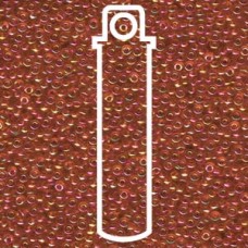 11/0 Seed Bead-aprx 24gms Transparent Red Ab (254D)