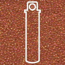 11/0 Seed Bead-aprx 24gms Transparent Lt.red Ab (254L)