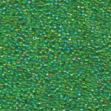 Seed Beads 11/0 Japanese 250g Transparent Lt Green Ab (259)