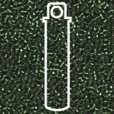 11/0 Seed Bead-aprx 24gms S/l Olive (26)