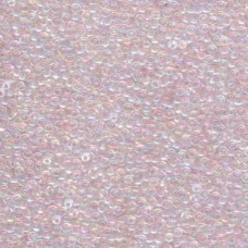 11/0 Seedbead Miyuki 250 Gram Tr Pale Pink Ab (265)