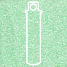 11/0 Seed Bead-aprx 24gms Lt Mint Grn Lnd Crystl Ab (271)