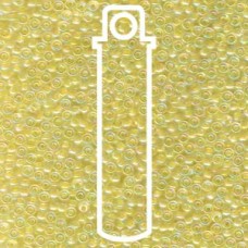 11/0 Japanese Seedbeads Crystal Lined Lt Yellow Ab-8.5gm/tb