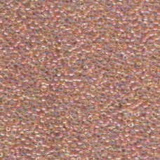 11/0 Japanese Seedbeads 250gm Salmon-lined Crystal Ab (275)