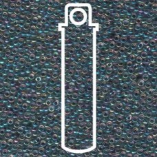 11/0 Seed Bead-aprx 24gms Variegated Blu-lined Crystl Ab (283)