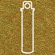 11/0 Japanese Seedbeads Topaz Gold Luster-8.5gm/tb