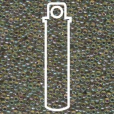 11/0 Seed Bead-aprx 24gms Fuchsia Lined Yellow (335)