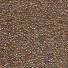 11/0 Japanese Seedbeads 125gm Dk Rose Lined Yellow (336)