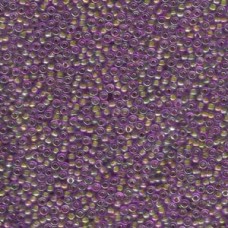 11/0 Japanese Seedbeads 250gm Hot Pink Lined Aqua Ab (340)