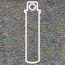 11/0 Seed Bead-aprx 24gms Amethyst Lined Lt Topaz Ab (342)