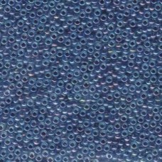 11/0 Japanese Seedbeads 125gm Navy Lined Aqua Ab (347)