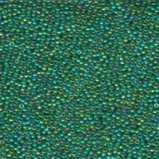 11/0 Japanese Seedbeads 250gm Emerald Lined Aqua Ab (354)