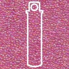 11/0 Fuchsia Lined Crystal Ab Crystal Ab-apprx 8.5gm