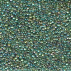 11/0 Japanese Seedbeads 250gm Yellow Lined Aqua Ab (361)
