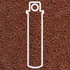 11/0 Seed Bead-aprx 24gms Semi-frosted Dk Rose (372)