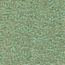 11/0 Japanese Seedbeads 125gm Turquoise Lined Topaz Luster (374)