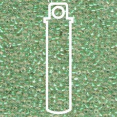 11/0 Seed Bead-aprx 24gms Sprklng Lt Blu Lned Topz Lustr (375)