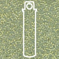 11/0 Seed Bead-aprx 24gms Yellow Lined Crystal Luster (378)