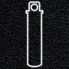 11/0 Round Matte Black Ab -apprx 8.5gm (401FR)