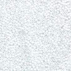 11/0 Japanese Seedbeads 250gm Matte Opaque White (402F)