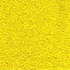 11/0 Japanese Seedbeads 250gm Opaque Yellow (404)